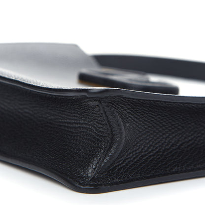 Valentino Garavani Grainy Calfskin VSling Clutch Black 8 of 8