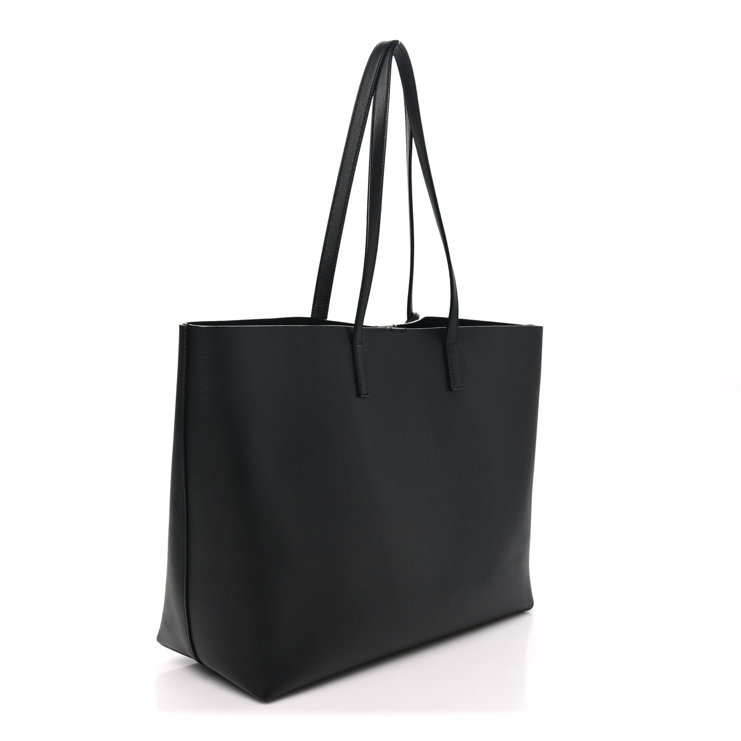 Calfskin Large Shopping Tote Black
