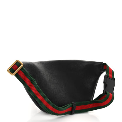 Gucci Grained Calfskin Small Logo Belt Bag Black 3 of 11