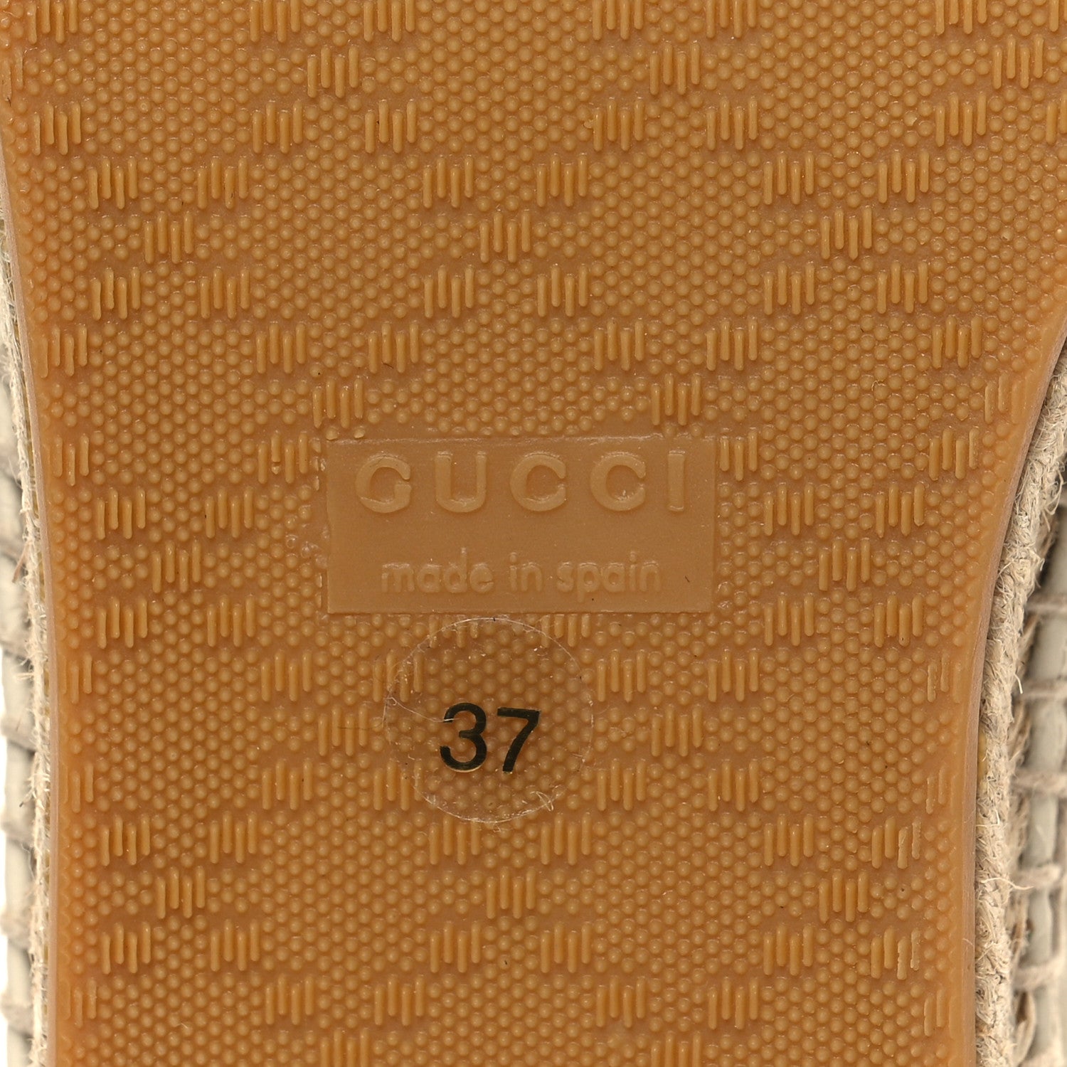 Gucci Guccissima Signature Espadrilles 37 Mystic White 7 of 9