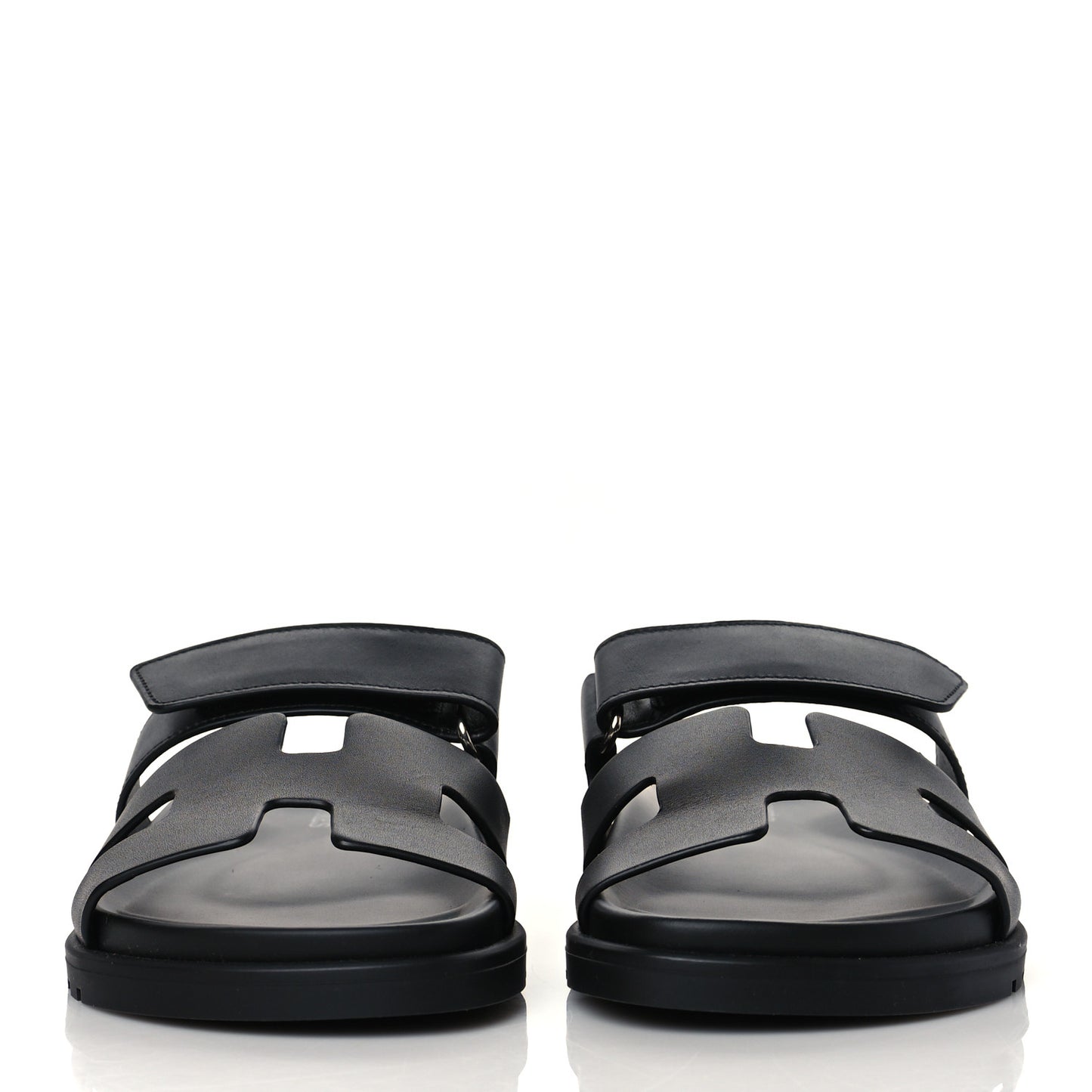 Calfskin Womens Chypre Sandals 35.5 Black