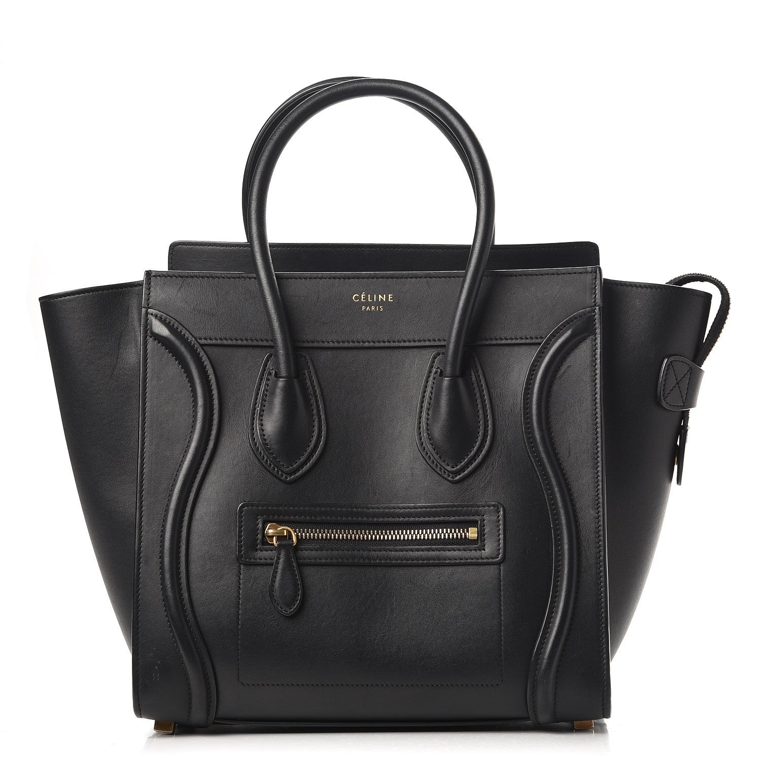 Celine Smooth Calfskin Micro Luggage Black 1 of 10