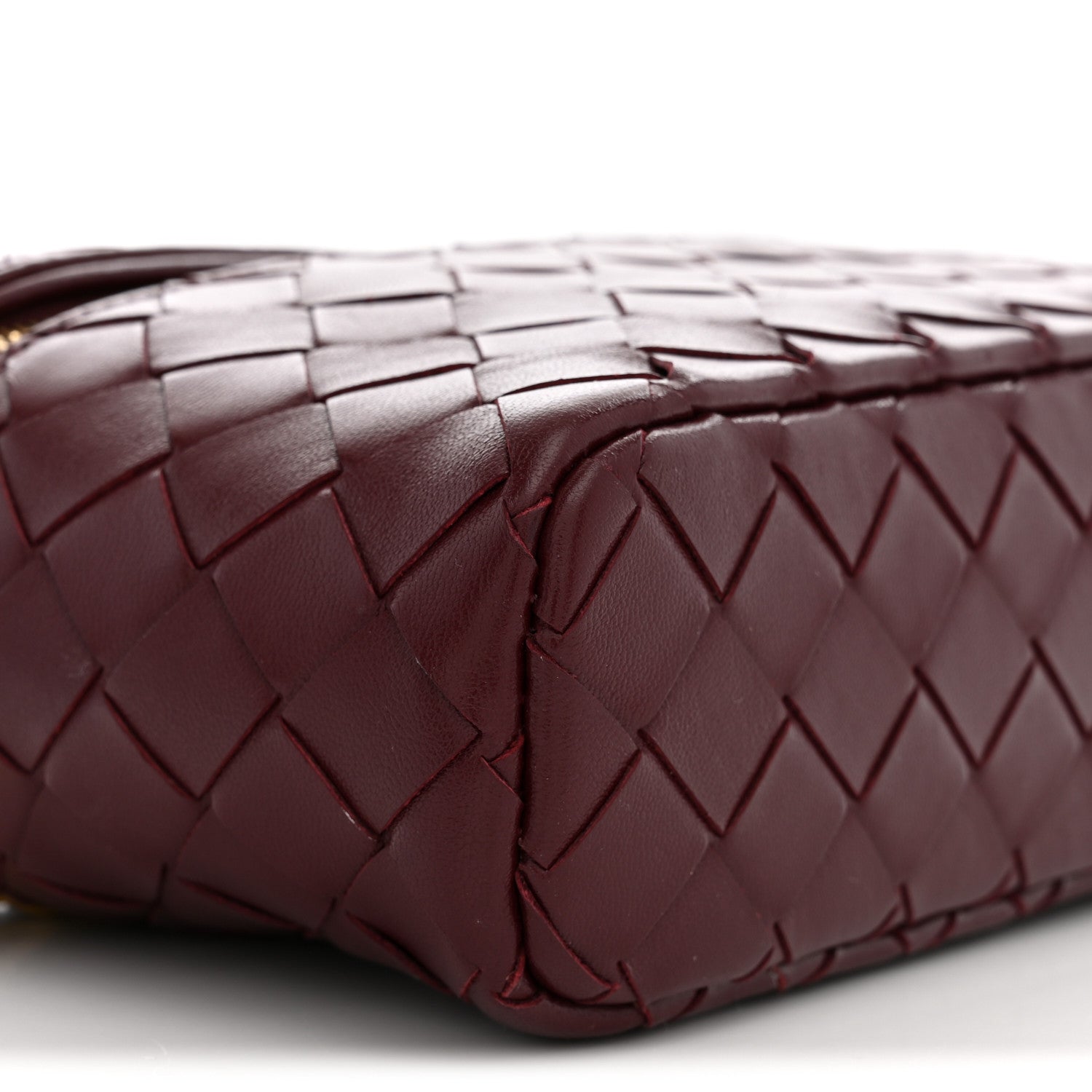 Bottega Veneta Nappa Intrecciato Bang Bang Vanity Case Barolo 8 of 10