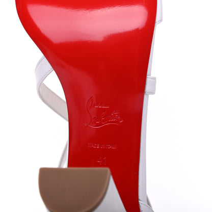 Christian Louboutin Nappa Loubi Bee Alta 85 Sandals 41 White 6 of 8