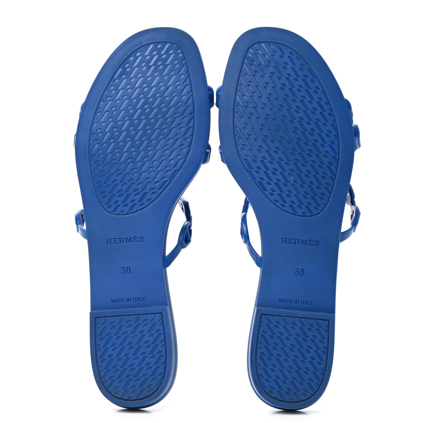 Rubber Chaine d'Ancre Rivage Sandals 38 Bleu Smalt