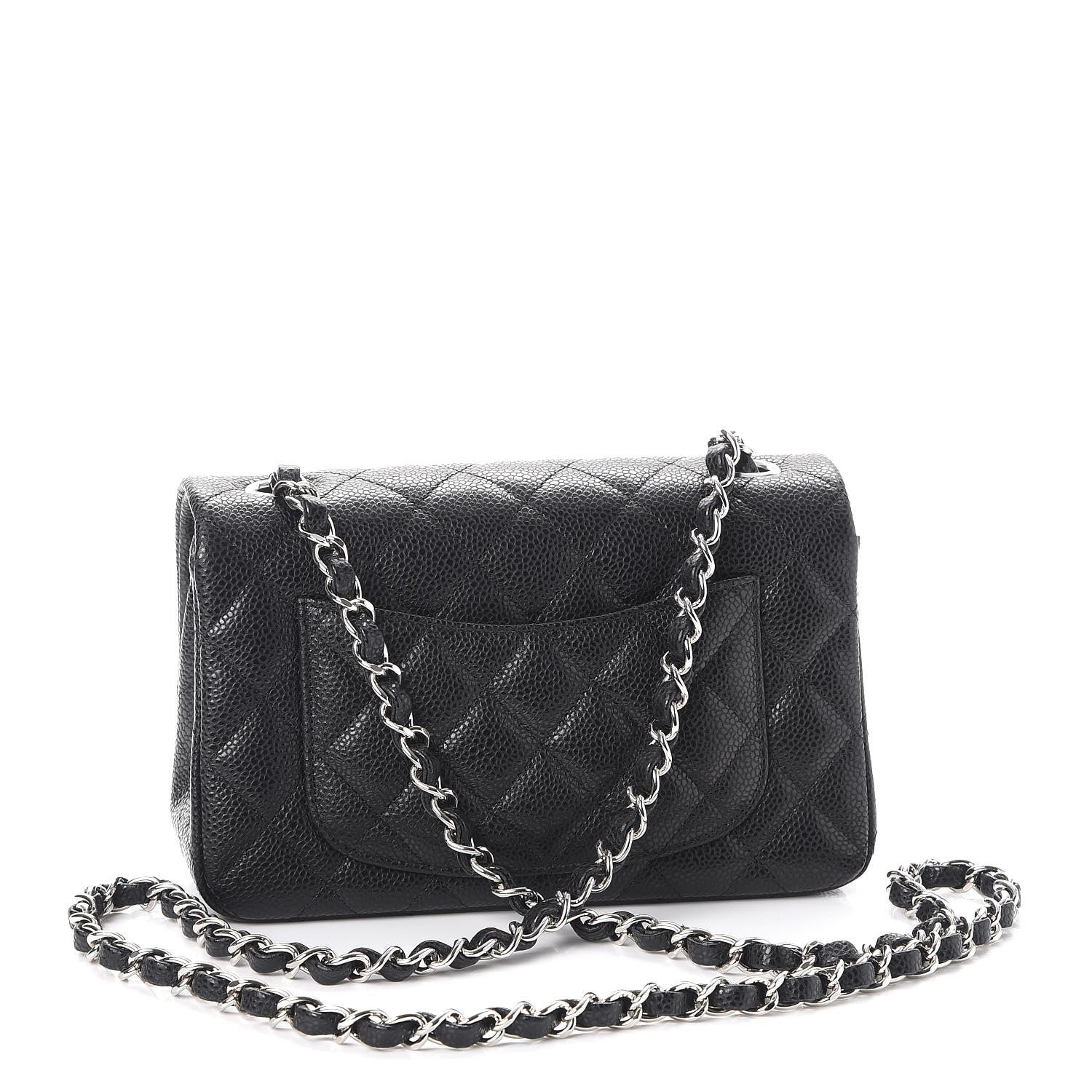 Chanel Caviar Quilted Mini Rectangular Flap Black 3 of 10