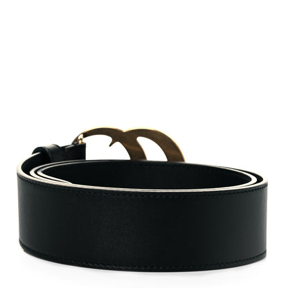 Gucci Calfskin Double G 40mm Belt 75 30 Black 2 of 5