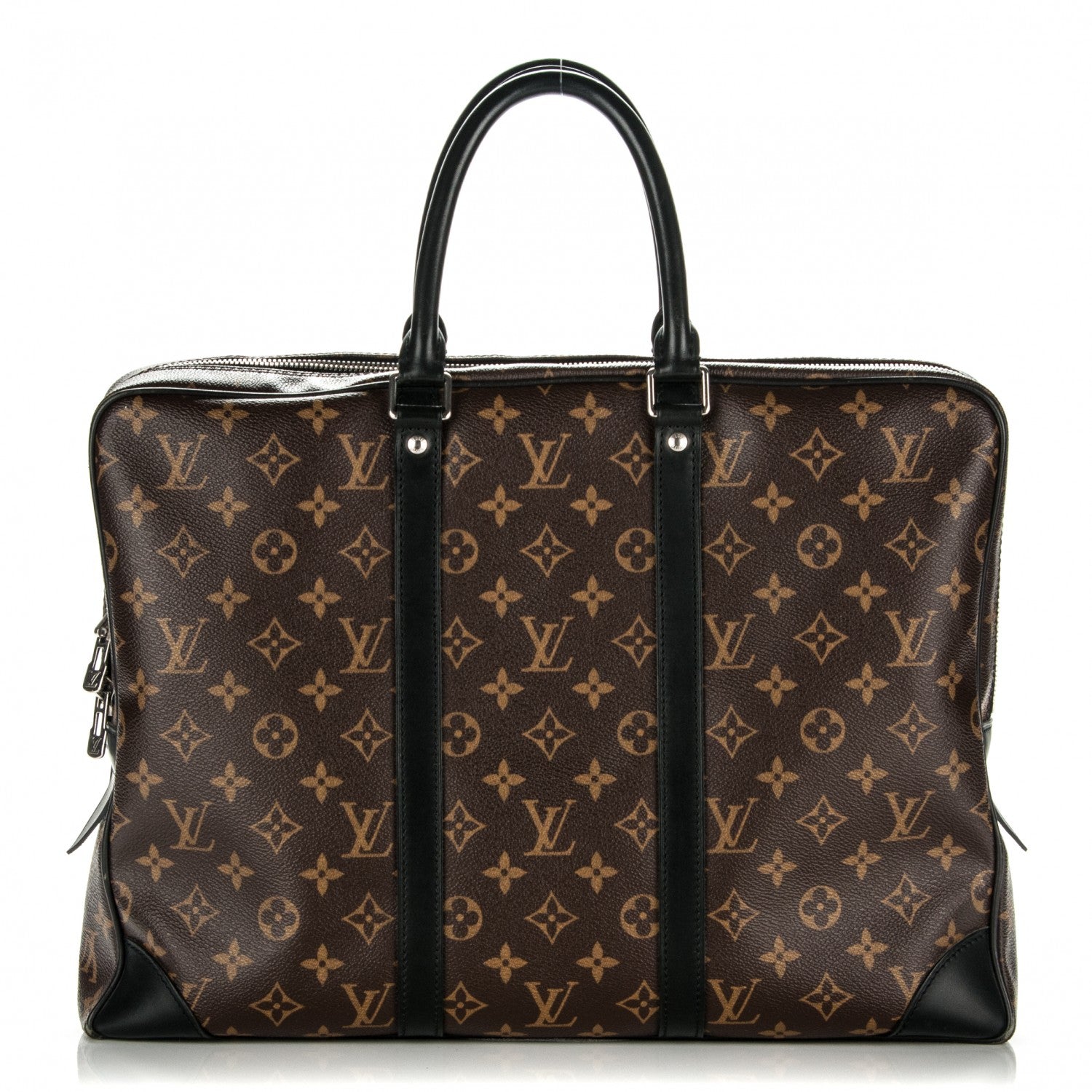Louis Vuitton Monogram Macassar Porte-Documents Voyage 1 of 11