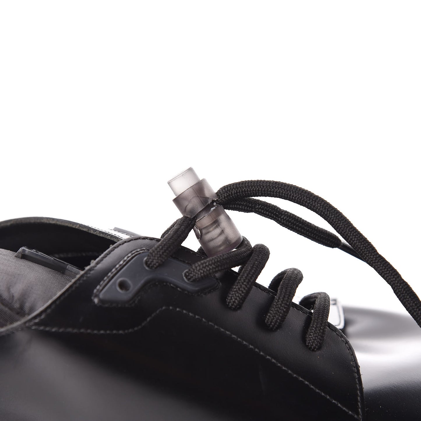 Lambskin Mens Derby Shoes 11.5 Black