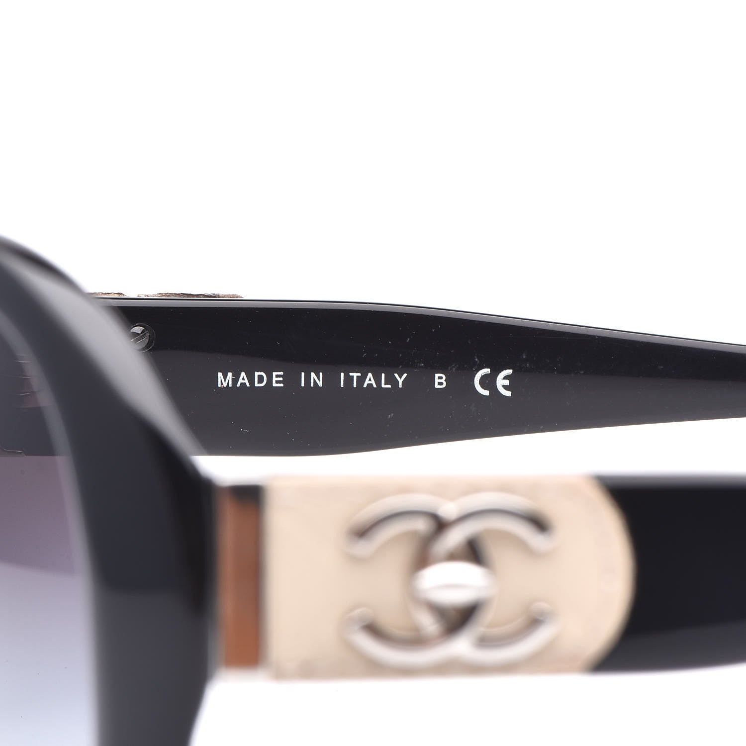 Chanel Acetate CC Turnlock Sunglasses 5235-Q Black Beige 6 of 7