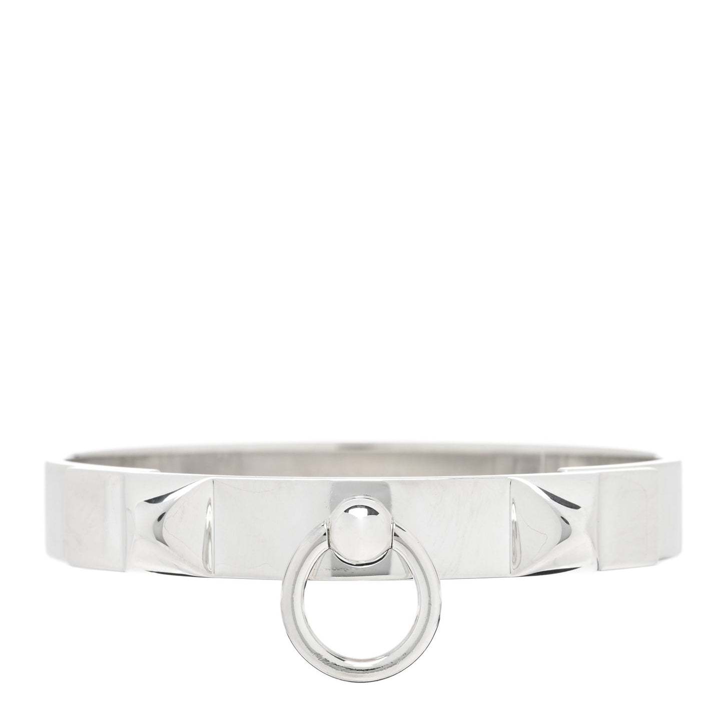 Sterling Silver PM Collier De Chien Bracelet SH