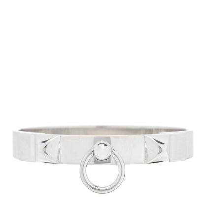 Hermes Sterling Silver PM Collier De Chien Bracelet SH 1 of 3