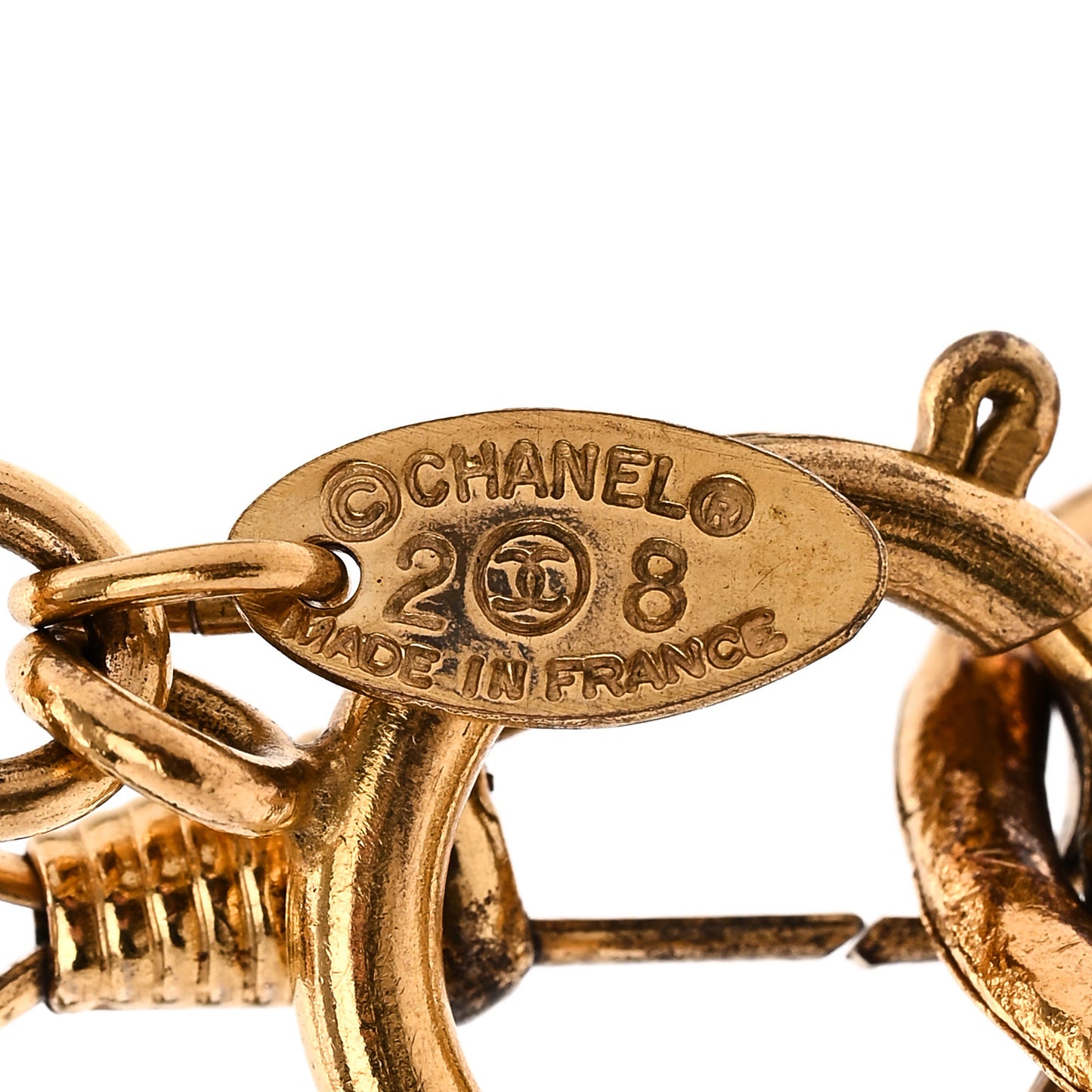 Loupe Magnifying Glass Necklace Gold