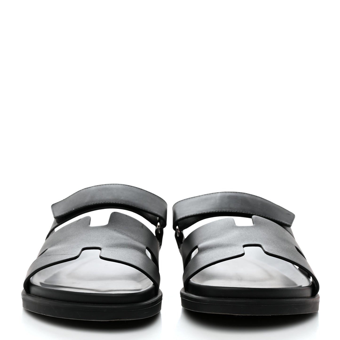 Calfskin Mens Chypre Sandals 44 Black