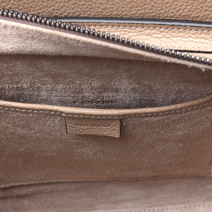 Celine Drummed Calfskin Nano Luggage Dune 9 of 15