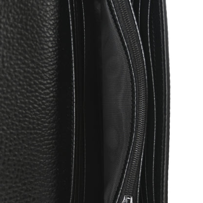 Gucci Dollar Calfskin GG Supreme Monogram Petite GG Marmont Wallet Chain Bag Black Beige Ebony 5 of 11