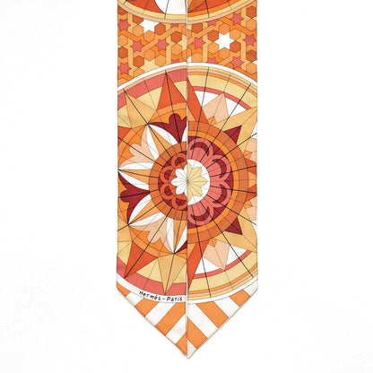 Hermes Silk Rose de Compas Twilly 3 of 4
