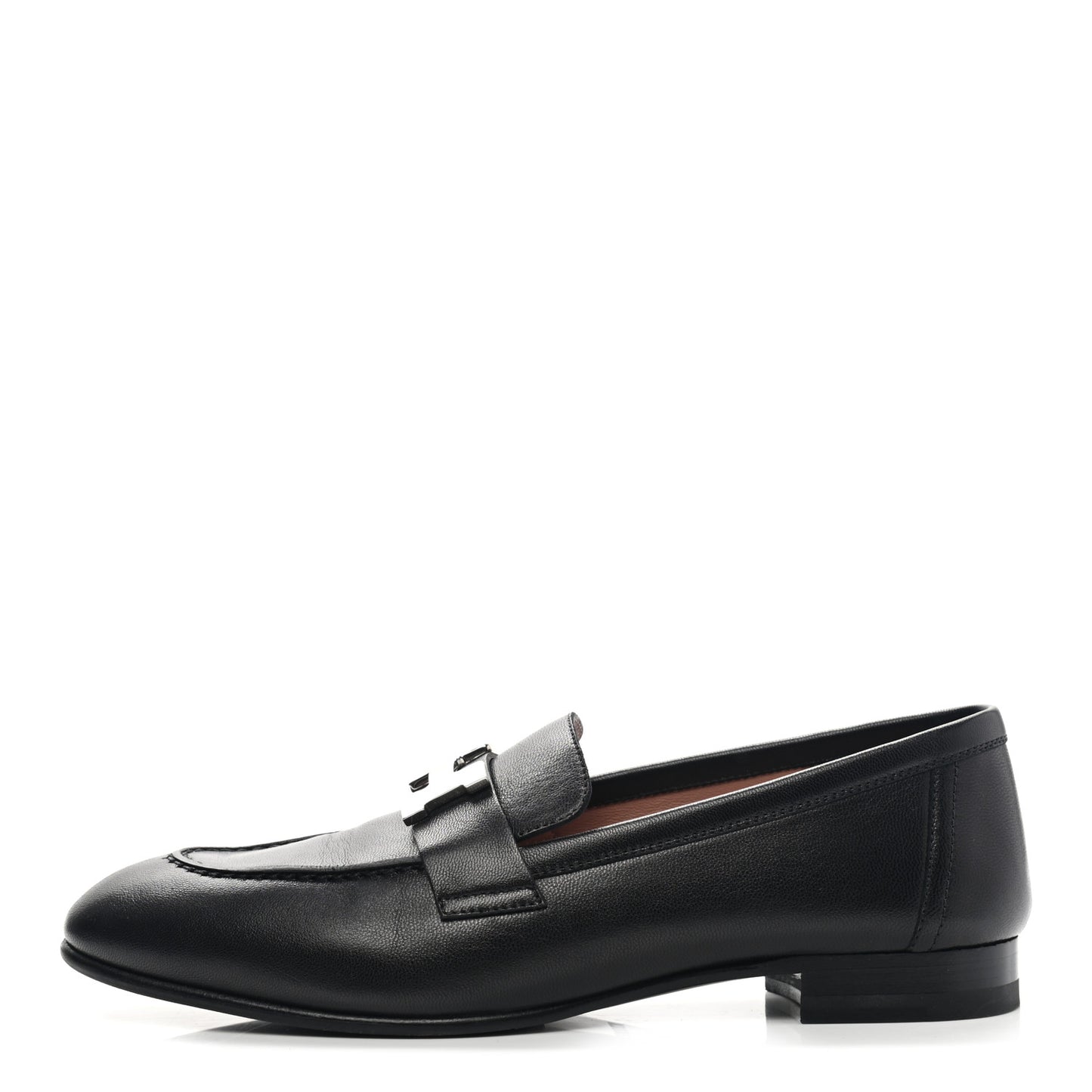 Goatskin Womens Paris Loafers 36 Black