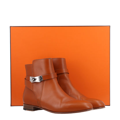 Hermes Calfskin Neo Low Boots 38.5 Naturel 11 of 11
