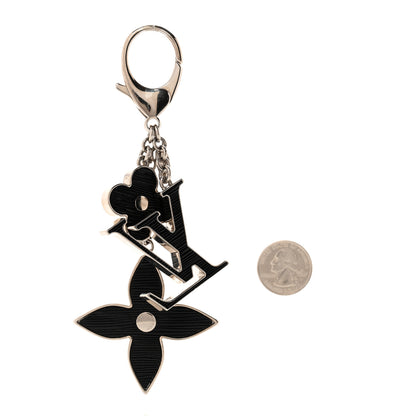 Louis Vuitton Electric Epi Fleur d'Epi Bag Charm Black 2 of 5