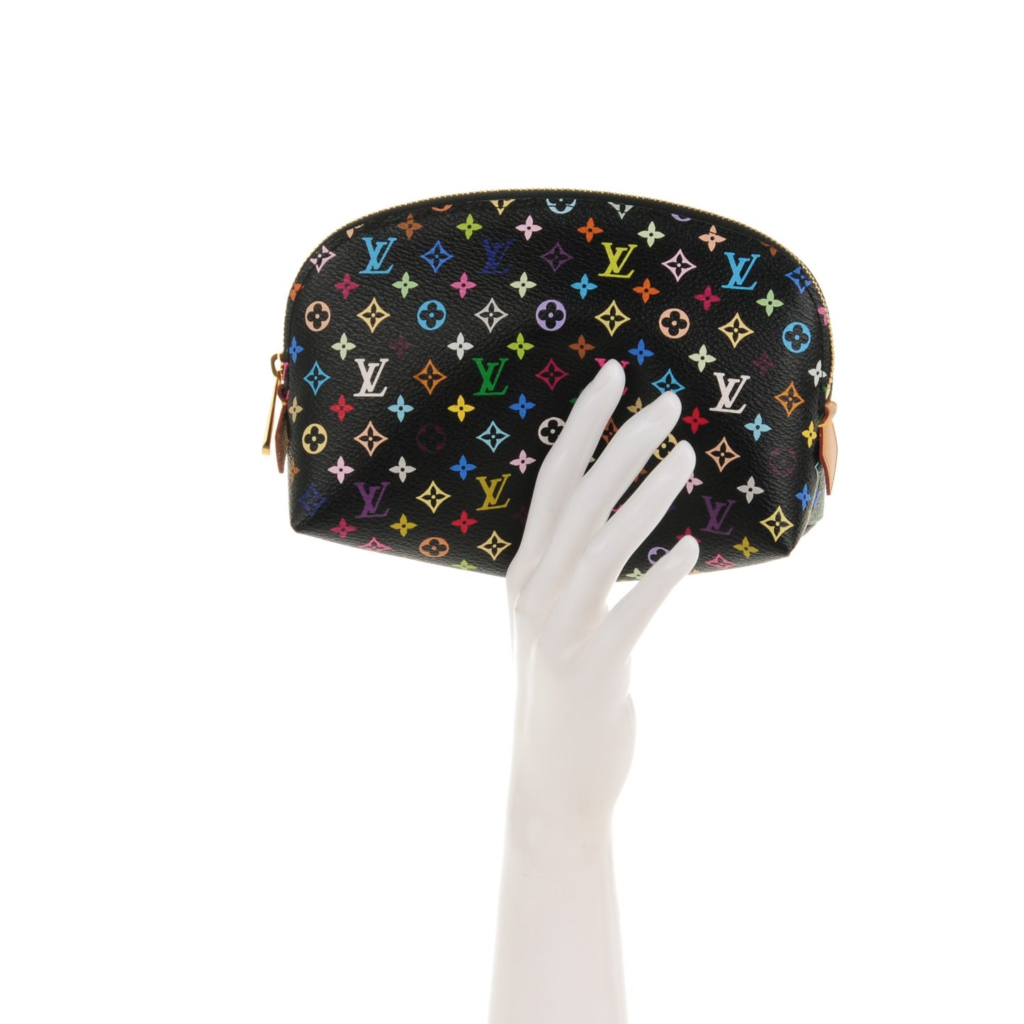 Monogram Multicolor Cosmetic Pouch Black Grenade