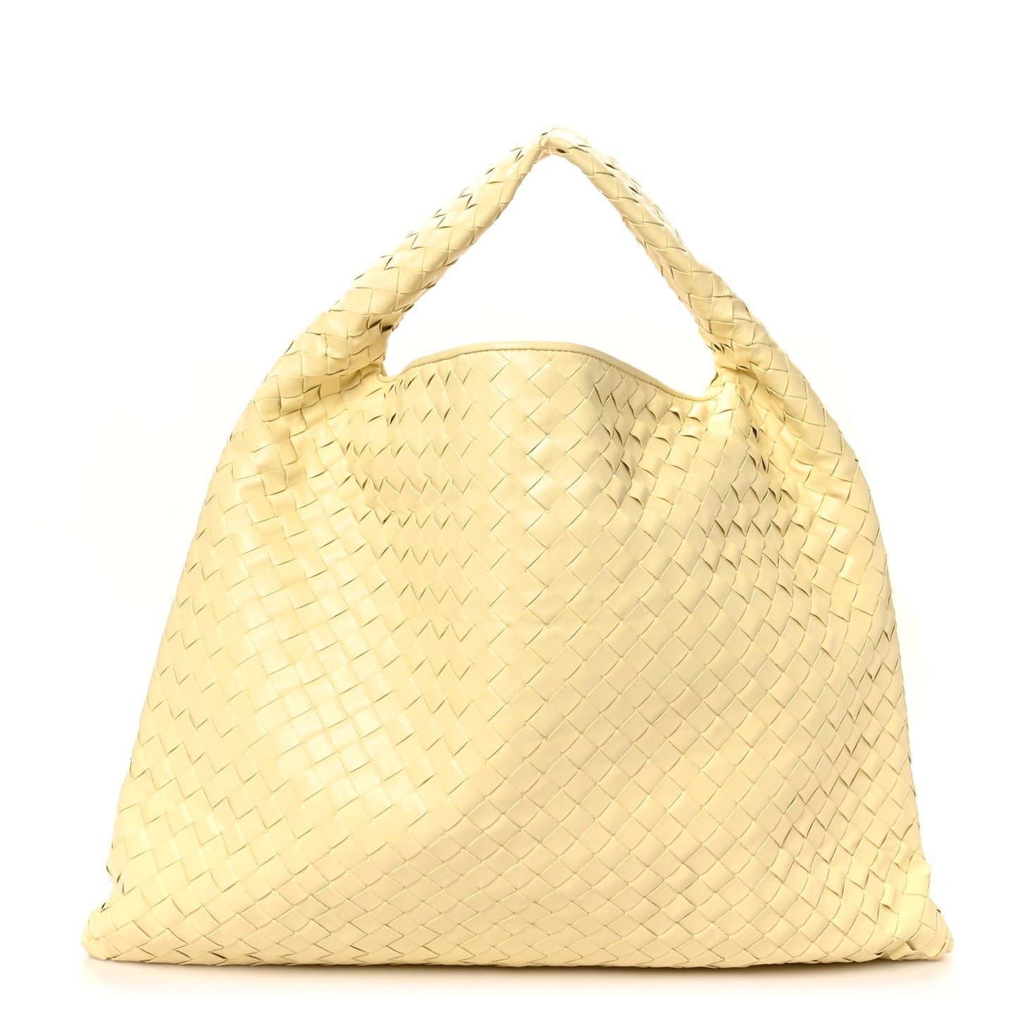 Calfskin Intrecciato Large Hop Camomile
