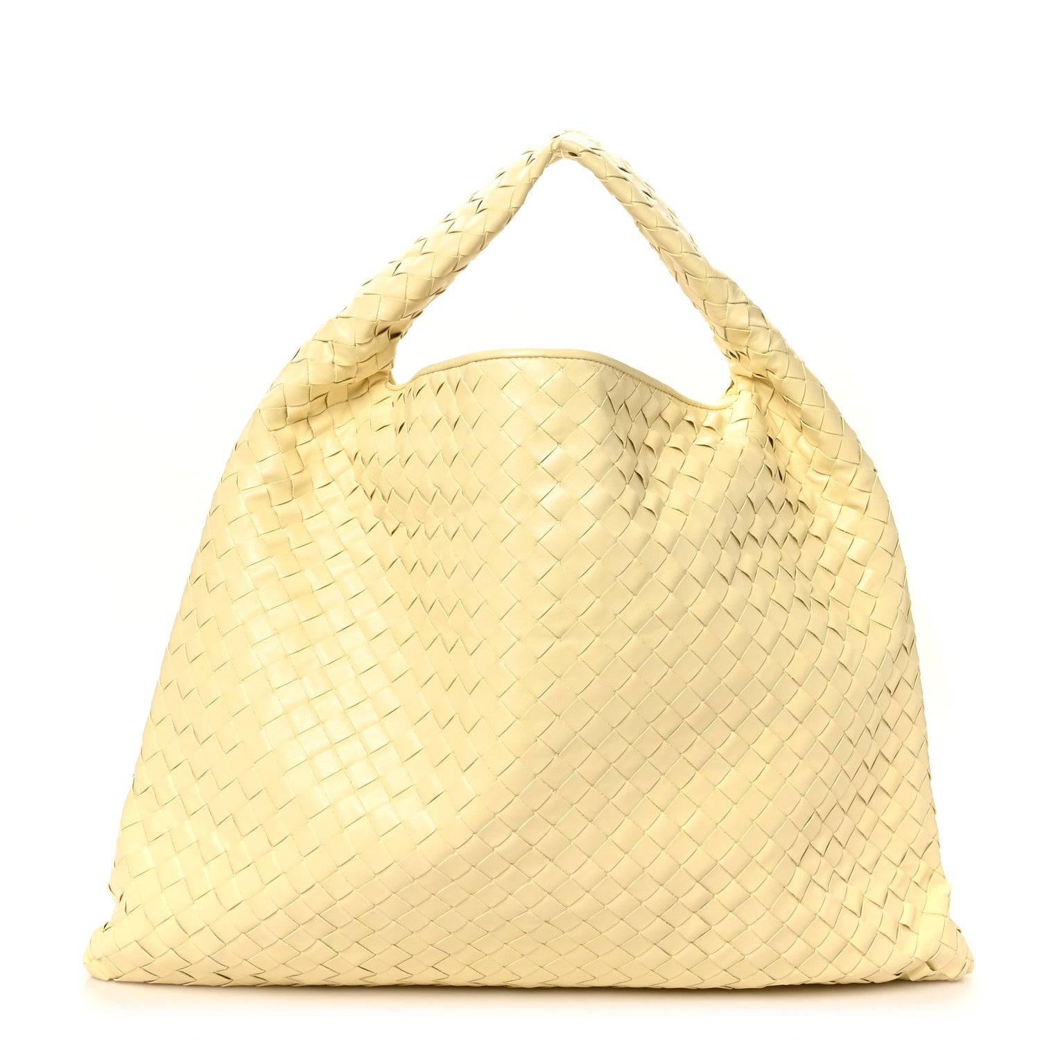 Bottega Veneta Calfskin Intrecciato Large Hop Camomile 1 of 10