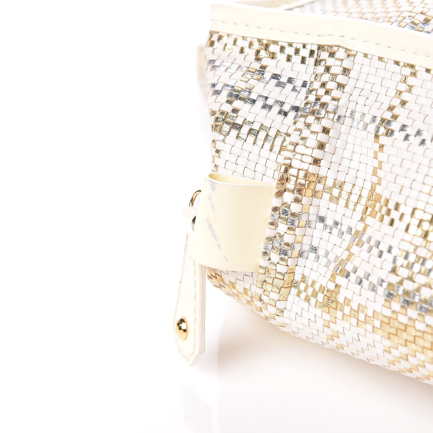 Braided Street Shopper PM Gold