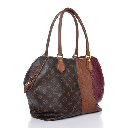 Louis Vuitton Monogram Stripes Medium Bag Bordeaux 3 of 7