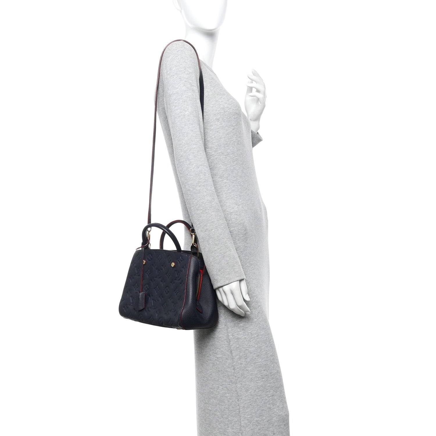 Louis Vuitton Empreinte Montaigne BB Marine Rouge 2 of 12