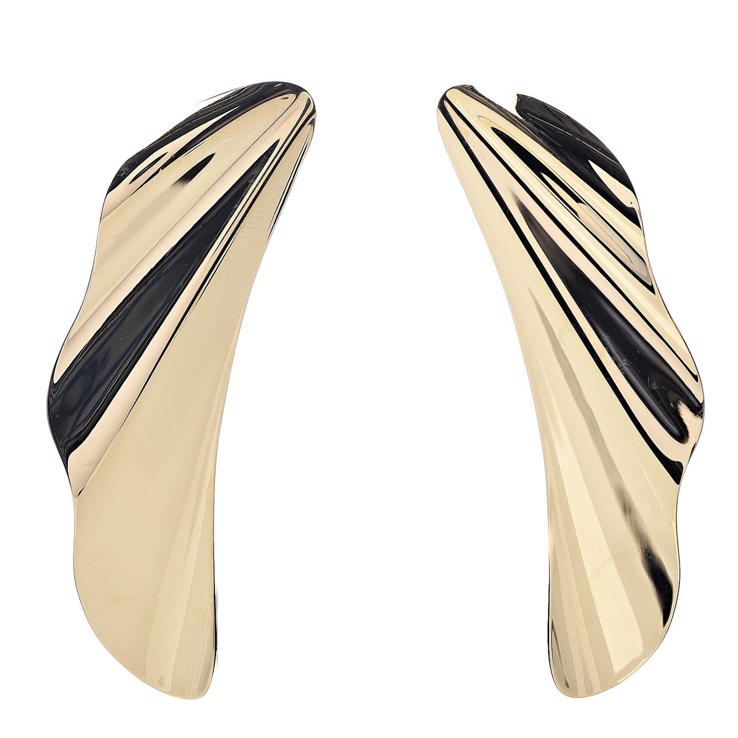 18K Yellow Gold Elsa Peretti High Tide Earrings