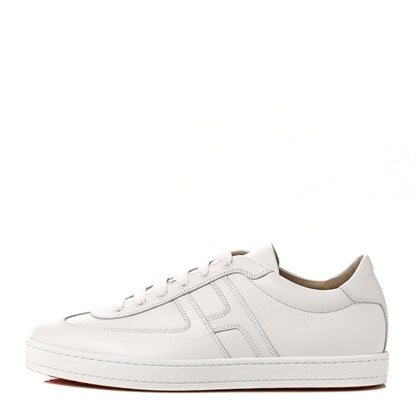 Hermes Epsom Mens Boomerang Sneakers 43 White 1 of 8