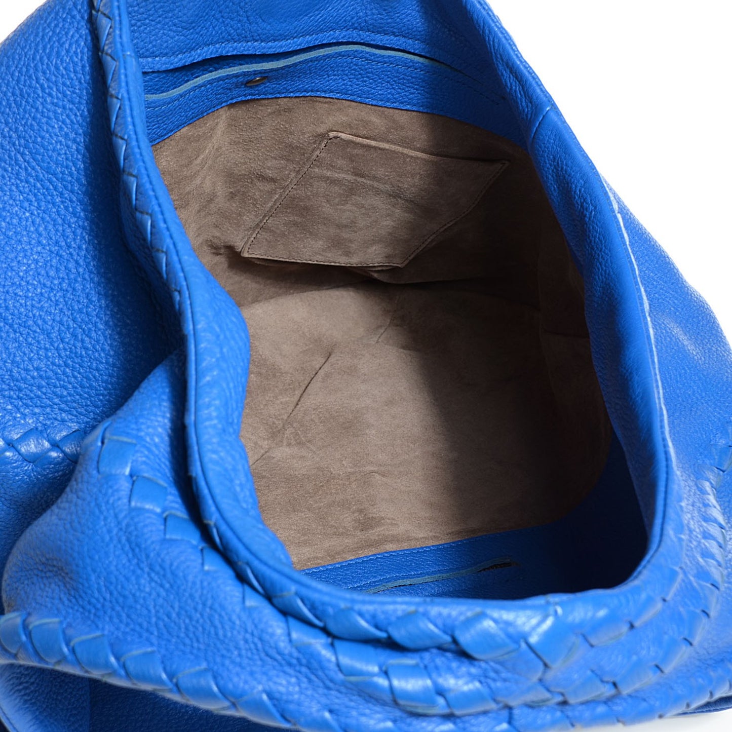 Cervo Deerskin Large Hobo Signal Blue