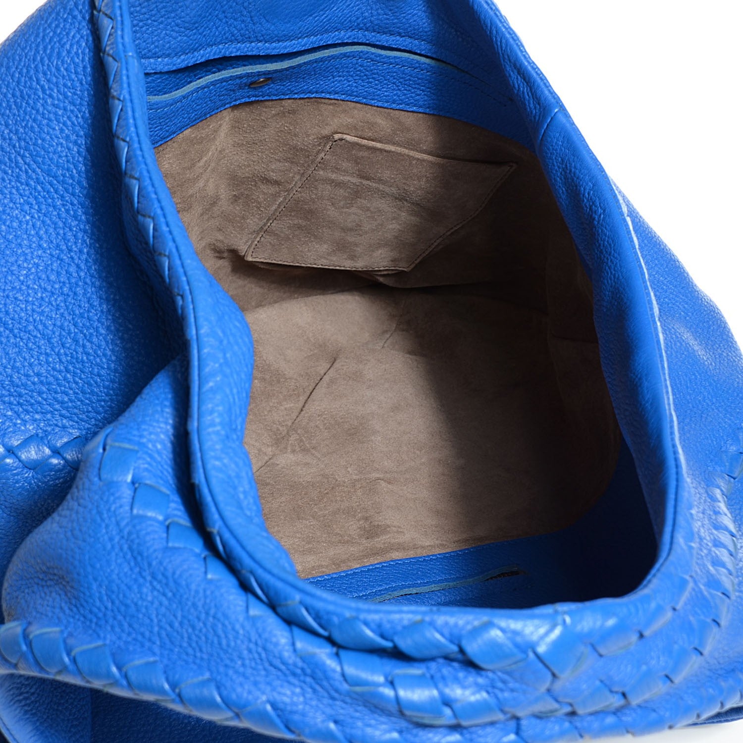 Bottega Veneta Cervo Deerskin Large Hobo Signal Blue 5 of 8
