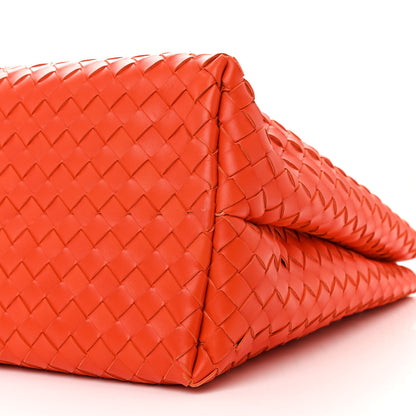 Bottega Veneta Nappa Intrecciato Large Andiamo Shoulder Bag Orange 9 of 11