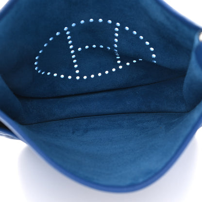 Hermes Taurillon Maurice Evelyne III PM Bleu France 4 of 11