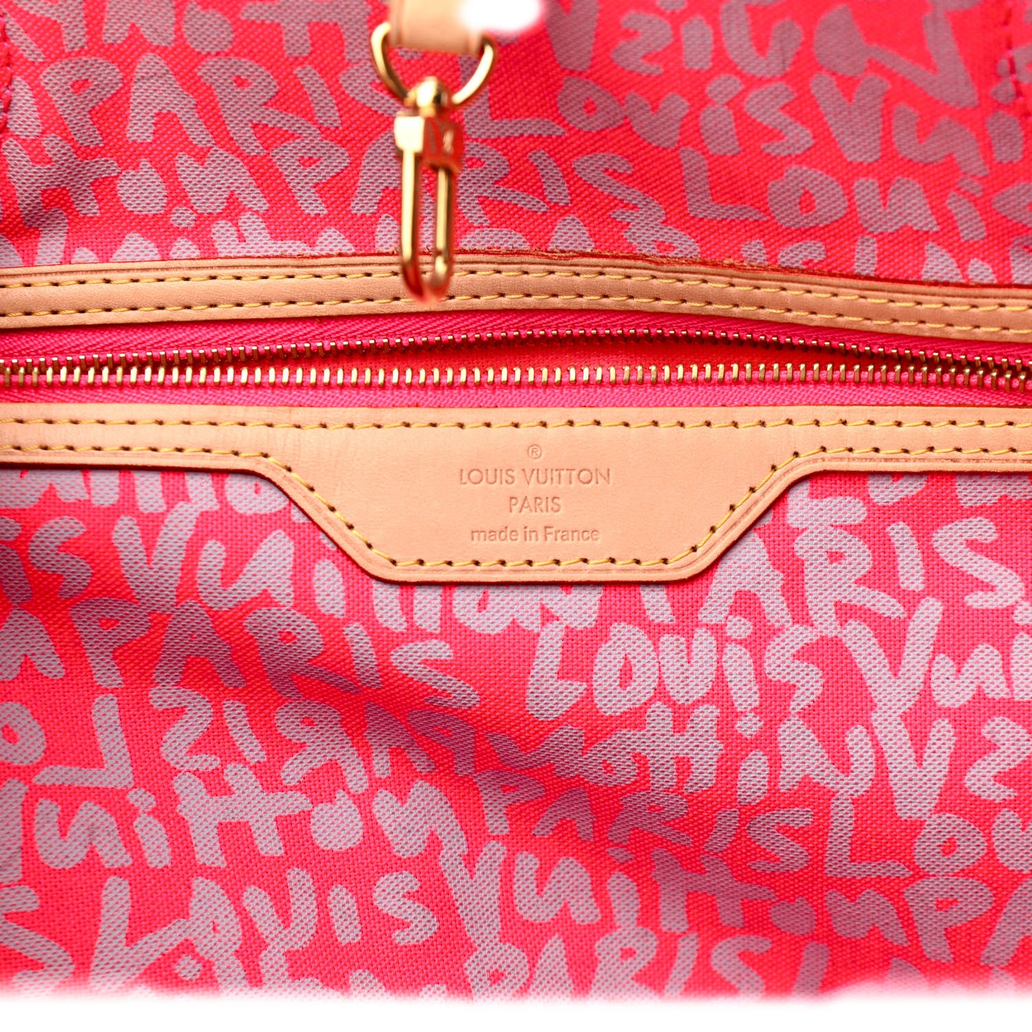 Louis Vuitton Monogram Graffiti Neverfull GM Fuchsia 6 of 20