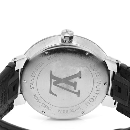 Louis Vuitton Stainless Steel Epi 39mm Tambour Quartz Watch 4 of 5