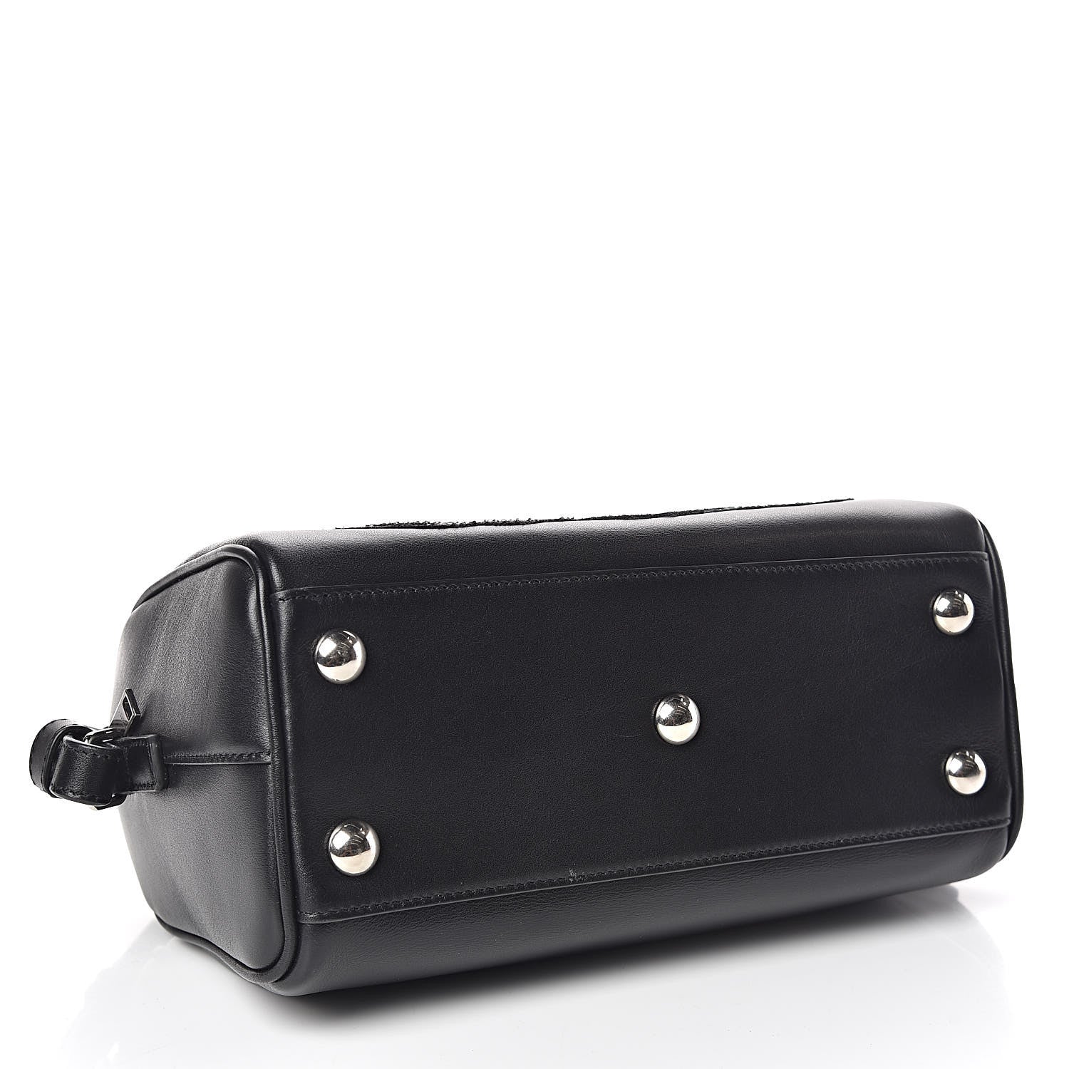 Saint Laurent Calfskin Love Patchwork Classic Baby Duffle Black 4 of 10