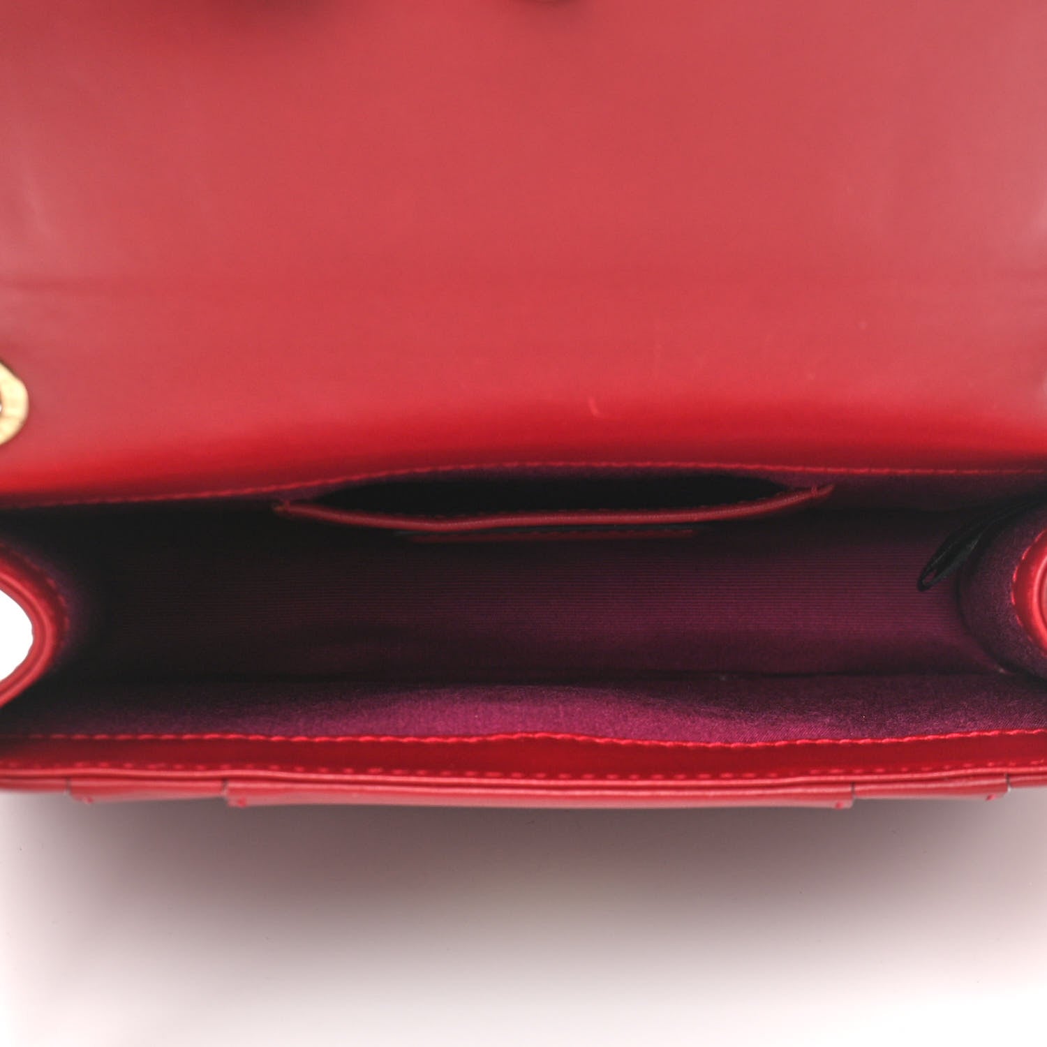 Bulgari Calfskin Serpenti Forever Crossbody Bag Ruby Red 6 of 13