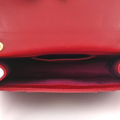 Bulgari Calfskin Serpenti Forever Crossbody Bag Ruby Red 6 of 13