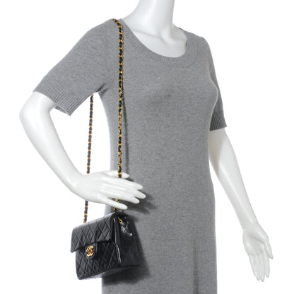 Chanel Lambskin Mini Flap Black 2 of 8
