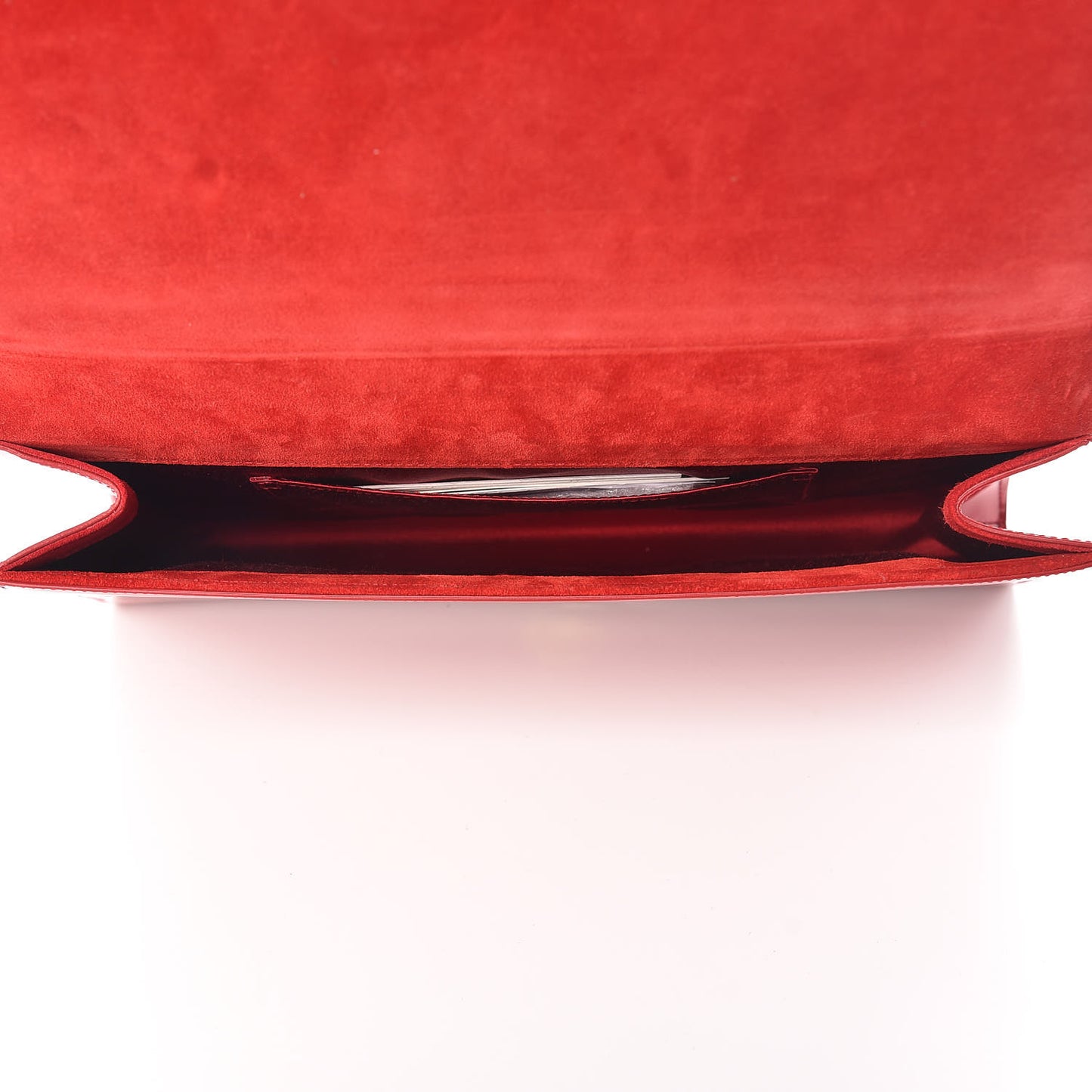 Patent Monogram Large Belle De Jour Clutch Red