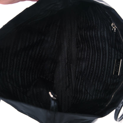 Prada Saffiano Tessuto Nylon Tote Black 4 of 10