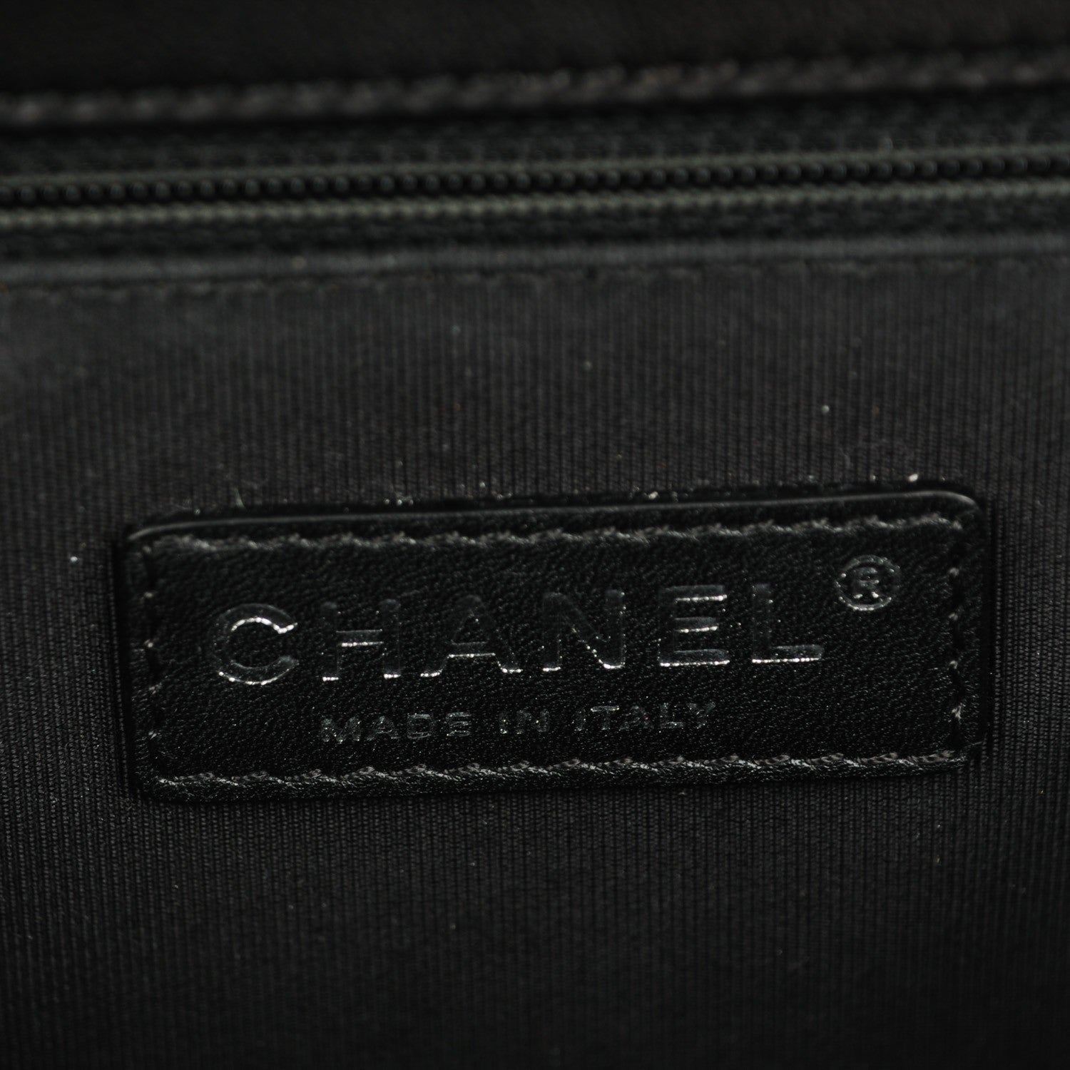 Chanel Lambskin Quilted Large Boy Flap Beige Black 6 of 8