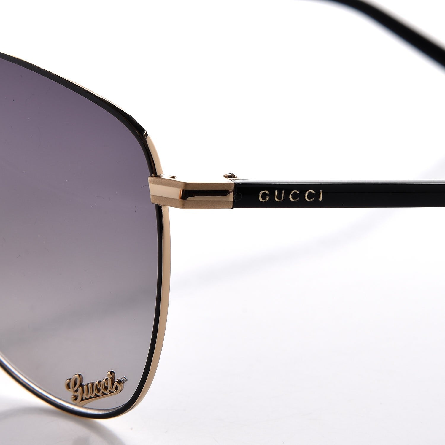 Gucci Aviator GG 4209/S Sunglasses Black 5 of 8