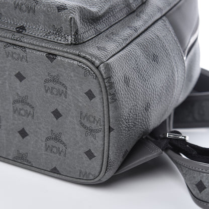 MCM Visetos Small Stark Backpack Phantom Grey 9 of 10