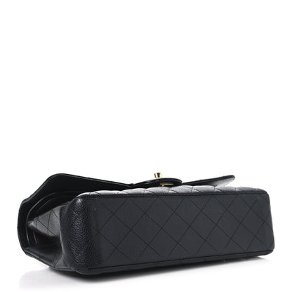 Chanel Caviar Quilted Medium Double Flap Black 4 of 11