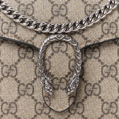 Gucci GG Supreme Monogram Mini Dionysus Chain Wallet Beige Taupe 8 of 11