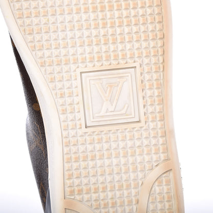 Louis Vuitton Patent Monogram Frontrow Sneakers 39 8 of 12